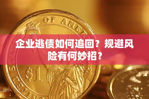 武汉企业逃债如何追回？规避风险有何妙招？