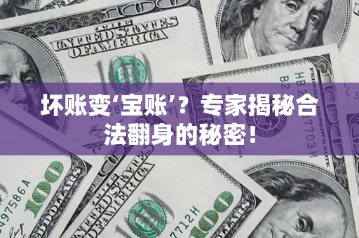 武汉坏账变‘宝账’？专家揭秘合法翻身的秘密！