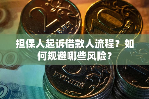 武汉担保人起诉借款人流程？如何规避哪些风险？