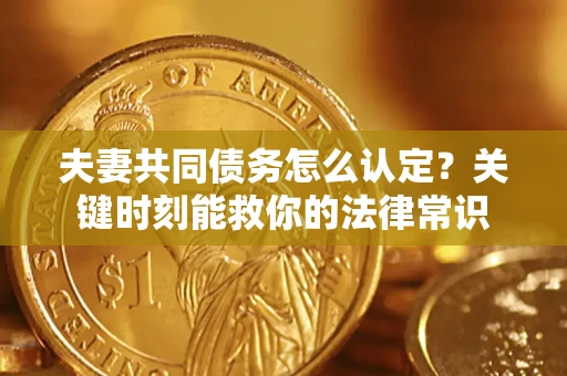 武汉夫妻共同债务怎么认定？关键时刻能救你的法律常识