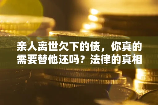 武汉亲人离世欠下的债，你真的需要替他还吗？法律的真相或许与你想的不一样